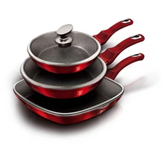 Berlinger Haus BH/6189 Metallic Line Burgundy Edition 6 részes serpenyő szett Berlinger Haus BH/6189 Metallic Line Burgundy Edition 6 részes serpenyő szett