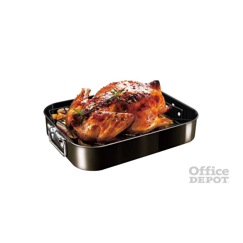 Berlinger Haus BH/7849 fekete tepsi kiemelőráccsal