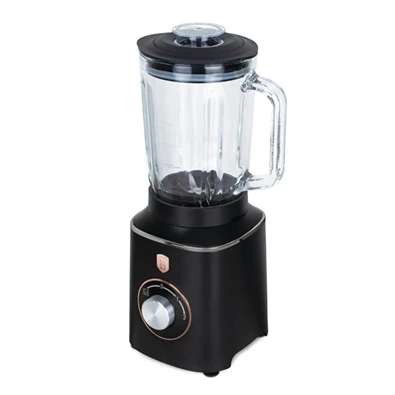 Berlinger Haus BH/9449N 1,5 L-es mércés edzett üvegkancsóval fekete- rose gold turmixgép Berlinger Haus BH/9449N 1,5 L-es mércés edzett üvegkancsóval fekete- rose gold turmixgép
