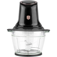 Berlinger Haus BH/9575 1L fekete- rózsaarany üvegtálas többfunkciós chopper aprító Berlinger Haus BH/9575 1L fekete- rózsaarany üvegtálas többfunkciós chopper aprító