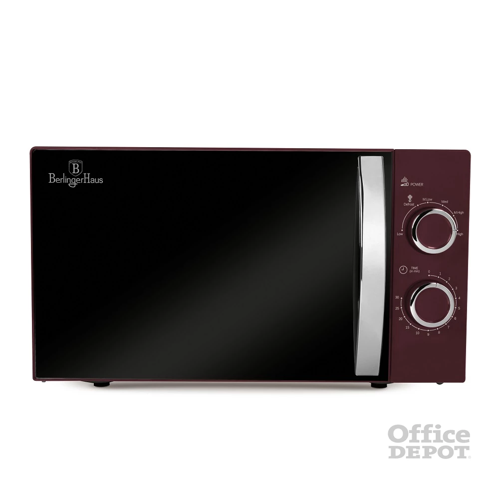 Berlinger Haus BH/9682-KL 700W 20L bordó mechanikus mikrohullámú sütő