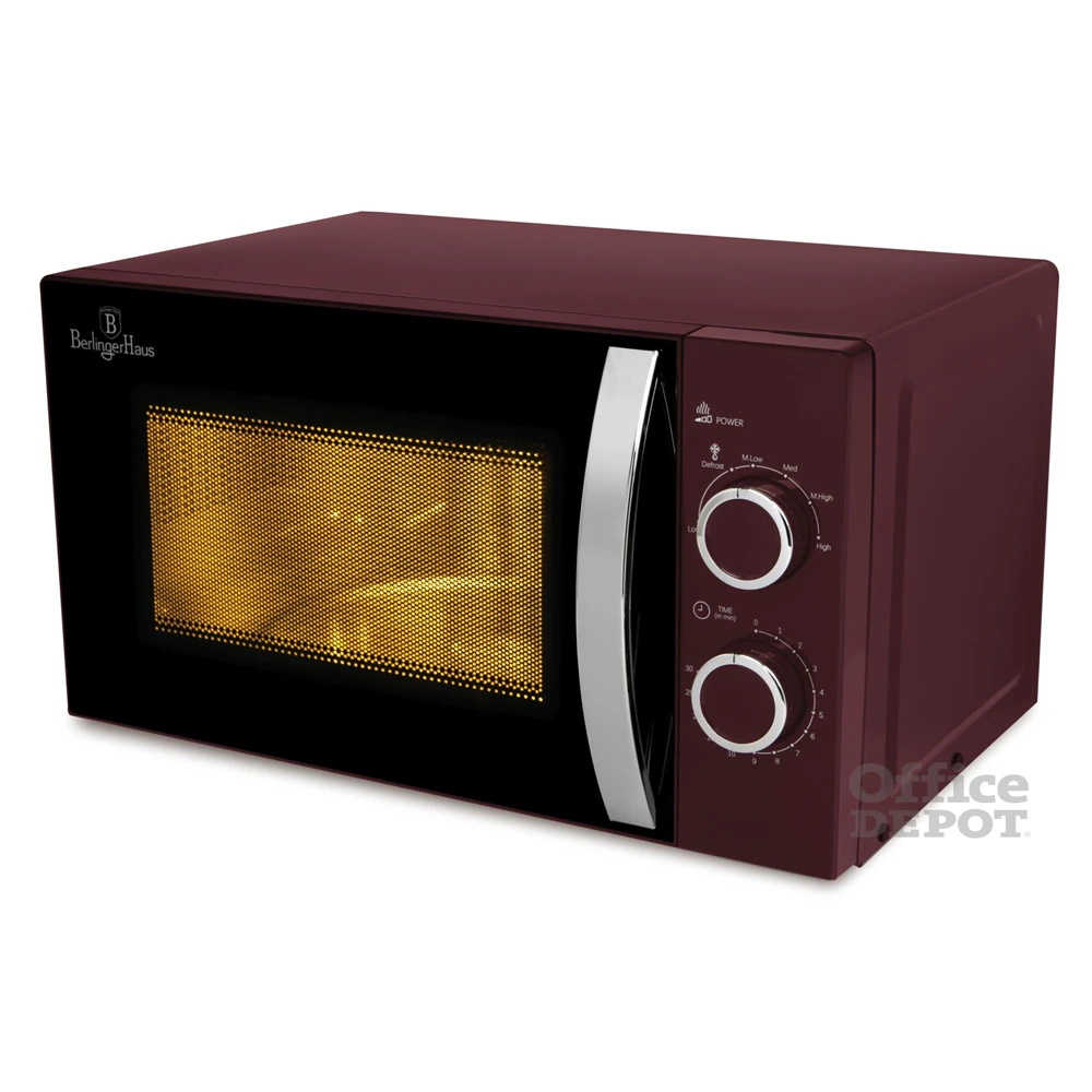 Berlinger Haus BH/9682-KL 700W 20L bordó mechanikus mikrohullámú sütő