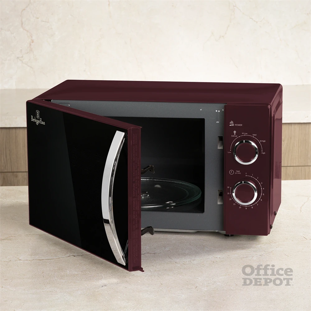 Berlinger Haus BH/9682-KL 700W 20L bordó mechanikus mikrohullámú sütő