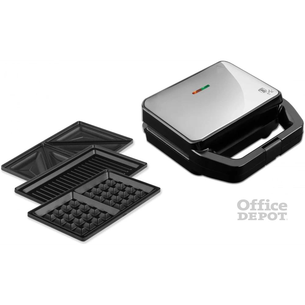 Berlinger Haus LP-KL-152P 3in1 rozsdamentes acél gorfi - grill - szendvicssütő