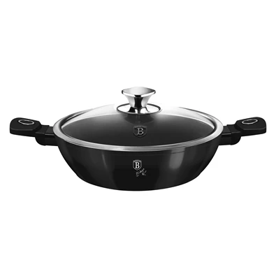 Berlinger Haus LP-KL-135P 3,8L Black Vantage Collection 28 cm alacsony lábas fedővel Berlinger Haus LP-KL-135P 3,8L Black Vantage Collection 28 cm alacsony lábas fedővel