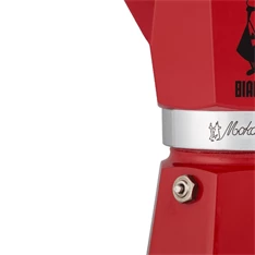 Bialetti 4943 Moka Express piros 6 személyes kotyogós kávéfőző Bialetti 4943 Moka Express piros 6 személyes kotyogós kávéfőző