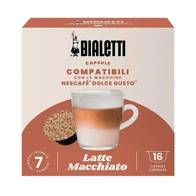 Bialetti Dolce Gusto kompatibilis Latte Macchiato 16 db kávékapszula Bialetti Dolce Gusto kompatibilis Latte Macchiato 16 db kávékapszula