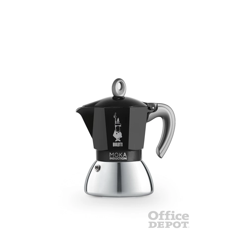 Bialetti Moka 6934 Induction fekete 4 személyes indukciós kotyogós kávéfőző