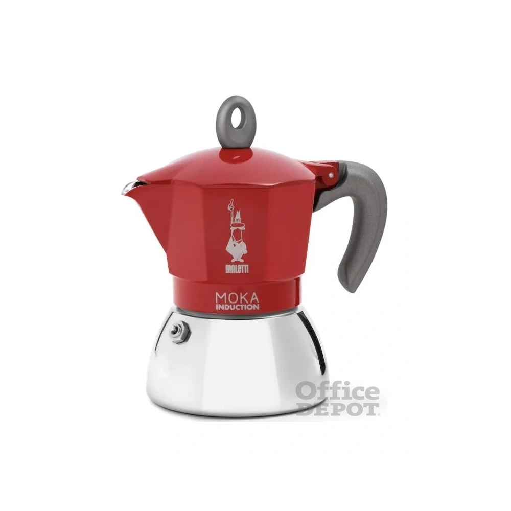 Bialetti Moka 6942 Induction piros 2 személyes indukciós kotyogós kávéfőző