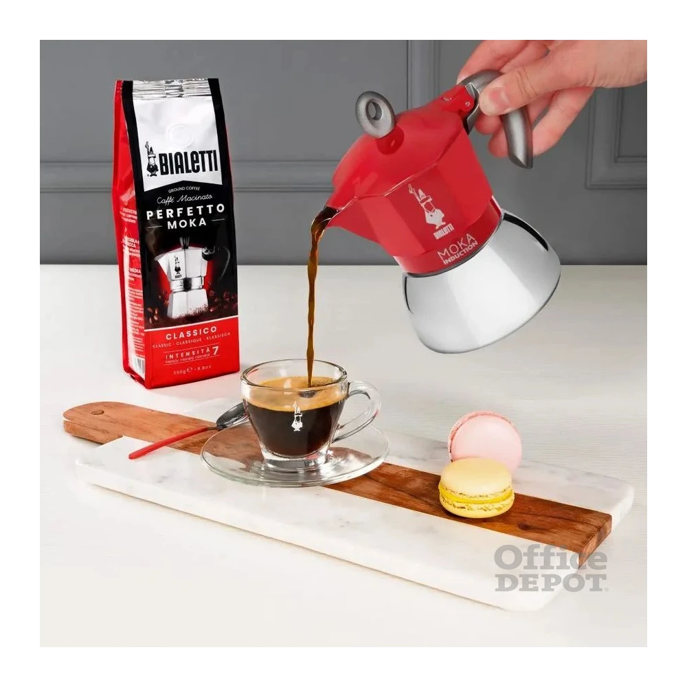 Bialetti Moka 6942 Induction piros 2 személyes indukciós kotyogós kávéfőző