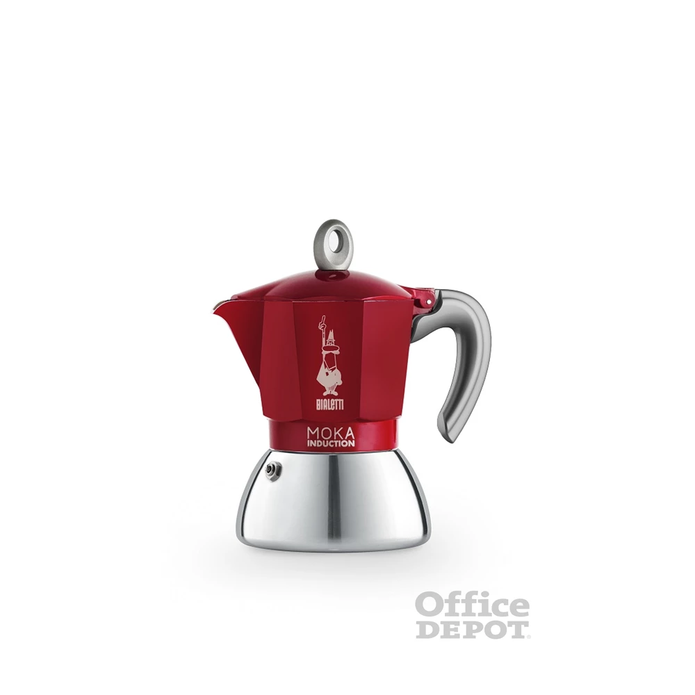 Bialetti Moka 6944 Induction piros 4 személyes indukciós kotyogós kávéfőző