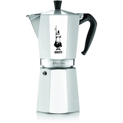 Bialetti Moka Express inox 12 személyes kotyogós kávéfőző Bialetti Moka Express inox 12 személyes kotyogós kávéfőző
