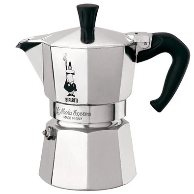 Bialetti Moka Express inox 6 személyes kotyogós kávéfőző Bialetti Moka Express inox 6 személyes kotyogós kávéfőző