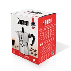 Bialetti Moka Express inox 9 személyes kotyogós kávéfőző Bialetti Moka Express inox 9 személyes kotyogós kávéfőző