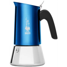 Bialetti Venus ezüst-kék 4 személyes kotyogós kávéfőző Bialetti Venus ezüst-kék 4 személyes kotyogós kávéfőző