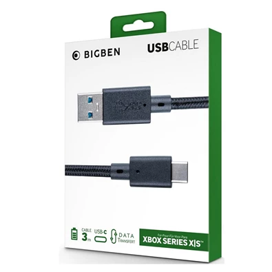 BigBen 2807140 3m Xbox Series X USB kábel BigBen 2807140 3m Xbox Series X USB kábel