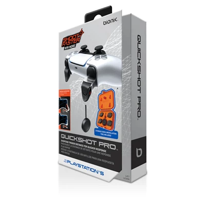 Bionik BNK-9059 Quickshot Pro Playstation 5 kontroller ravasz kiegészítőcsomag Bionik BNK-9059 Quickshot Pro Playstation 5 kontroller ravasz kiegészítőcsomag