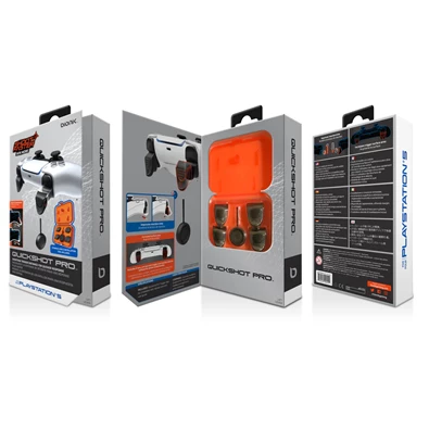 Bionik BNK-9059 Quickshot Pro Playstation 5 kontroller ravasz kiegészítőcsomag Bionik BNK-9059 Quickshot Pro Playstation 5 kontroller ravasz kiegészítőcsomag