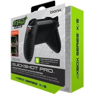 Bionik BNK-9073 Quickshot Pro Xbox Series fekete kontroller ravasz kiegészítőcsomag Bionik BNK-9073 Quickshot Pro Xbox Series fekete kontroller ravasz kiegészítőcsomag