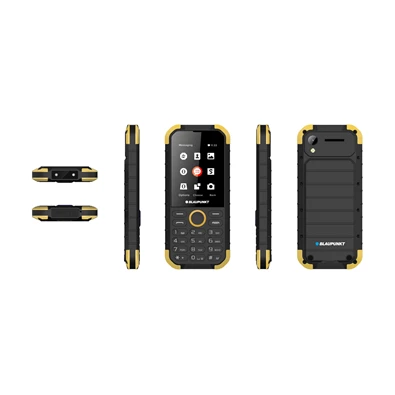 Blaupunkt SAND 2,8" sárga csepp- és porálló mobiltelefon Blaupunkt SAND 2,8" sárga csepp- és porálló mobiltelefon