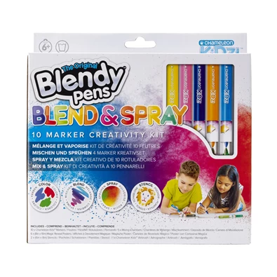 Blendy Pens Blend & Spray szett 10db filctoll Blendy Pens Blend & Spray szett 10db filctoll