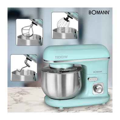 Bomann KM 6030 CB mentazöld robotgép Bomann KM 6030 CB mentazöld robotgép