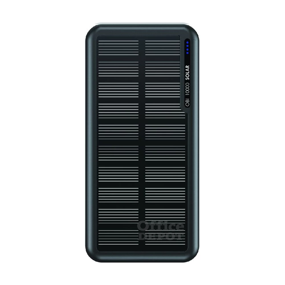 Boompods Obi Solar fekete 10 000 mAh powerbank