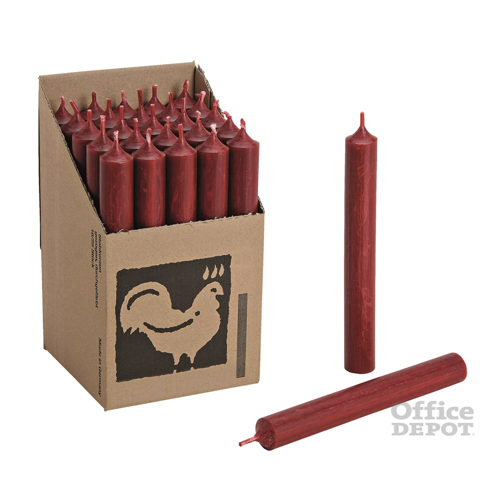 Bordó 2x18x2cm gyertya