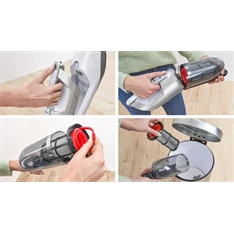 Bosch BBH3ALL28 Flexxo Gen2 2 az 1-ben fehér-ezüst vezeték nélküli álló porszívó Bosch BBH3ALL28 Flexxo Gen2 2 az 1-ben fehér-ezüst vezeték nélküli álló porszívó
