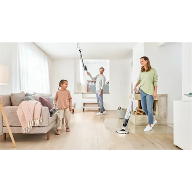 Bosch BBH3ALL28 Flexxo Gen2 2 az 1-ben fehér-ezüst vezeték nélküli álló porszívó Bosch BBH3ALL28 Flexxo Gen2 2 az 1-ben fehér-ezüst vezeték nélküli álló porszívó