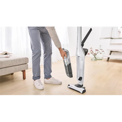 Bosch BBH3ALL28 Flexxo Gen2 2 az 1-ben fehér-ezüst vezeték nélküli álló porszívó Bosch BBH3ALL28 Flexxo Gen2 2 az 1-ben fehér-ezüst vezeték nélküli álló porszívó