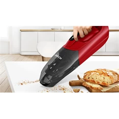 Bosch BBHF214R 2 az 1-ben akkumulátoros piros álló porszívó