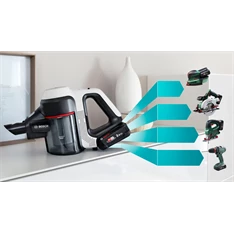Bosch BBS711W Unlimited 7 fehér akkumulátoros álló porszívó Bosch BBS711W Unlimited 7 fehér akkumulátoros álló porszívó