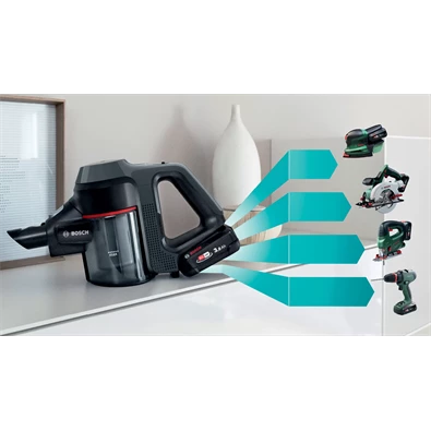 Bosch BBS712A Unlimited 7 grafitszürke vezeték nélküli porszívó Bosch BBS712A Unlimited 7 grafitszürke vezeték nélküli porszívó