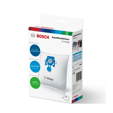 Bosch BBZWD4BAG AquaWash&Clean 4 db-os porzsák készlet Bosch BBZWD4BAG AquaWash&Clean 4 db-os porzsák készlet