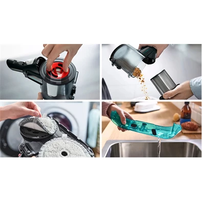 Bosch BCS71HYG3 Unlimited 7 ProHygienic Aqua vezeték nélküli porszívó Bosch BCS71HYG3 Unlimited 7 ProHygienic Aqua vezeték nélküli porszívó