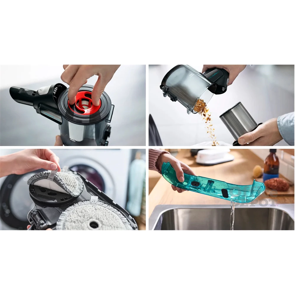 Bosch BCS71HYG3 Unlimited 7 ProHygienic Aqua vezeték nélküli porszívó