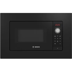 Bosch BFL623MB3 800W 20L fekete beépíthető mikrohullámú sütő Bosch BFL623MB3 800W 20L fekete beépíthető mikrohullámú sütő