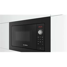 Bosch BFL623MB3 800W 20L fekete beépíthető mikrohullámú sütő Bosch BFL623MB3 800W 20L fekete beépíthető mikrohullámú sütő