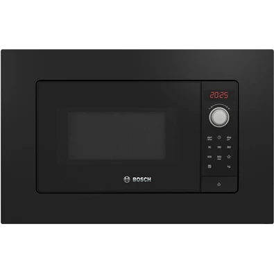 Bosch BFL623MB3 800W 20L fekete beépíthető mikrohullámú sütő Bosch BFL623MB3 800W 20L fekete beépíthető mikrohullámú sütő