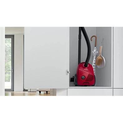 Bosch BGBS2RD1 Serie2 piros porzsákos porszívó Bosch BGBS2RD1 Serie2 piros porzsákos porszívó