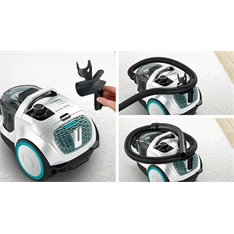 Bosch BGC21HYG1 Serie 4 ProHygienic fehér porzsák nélküli porszívó Bosch BGC21HYG1 Serie 4 ProHygienic fehér porzsák nélküli porszívó