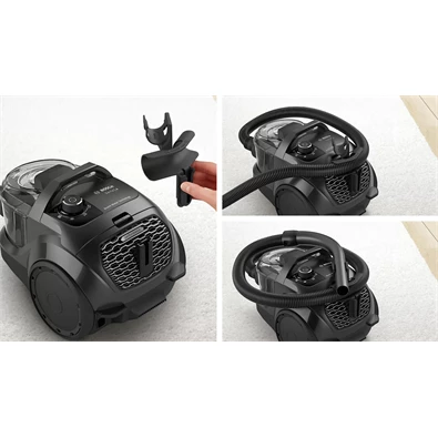 Bosch BGC21X300 Serie4 fekete porzsák nélküli porszívó (Újracsomagolt) Bosch BGC21X300 Serie4 fekete porzsák nélküli porszívó (Újracsomagolt)