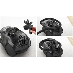 Bosch BGC21X300 Serie4 fekete porzsák nélküli porszívó Bosch BGC21X300 Serie4 fekete porzsák nélküli porszívó