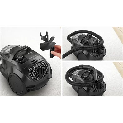 Bosch BGC21X300 Serie4 fekete porzsák nélküli porszívó Bosch BGC21X300 Serie4 fekete porzsák nélküli porszívó