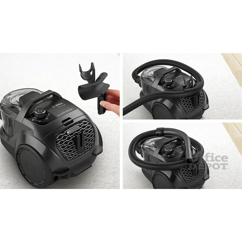 Bosch BGC21X300 Serie4 fekete porzsák nélküli porszívó