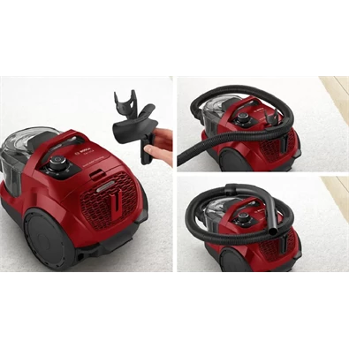 Bosch BGC21X350 Serie 4 vörös porzsák nélküli porszívó Bosch BGC21X350 Serie 4 vörös porzsák nélküli porszívó