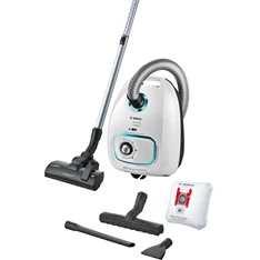 Bosch BGLS4HYG2 Serie4 ProHygienic fehér porzsákos porszívó Bosch BGLS4HYG2 Serie4 ProHygienic fehér porzsákos porszívó