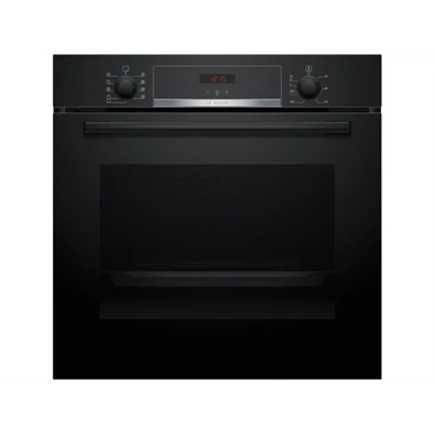 Bosch HBA534EB3 fekete, beépíthető, sütőtér: 71L, grill, légkeverés, sütő
