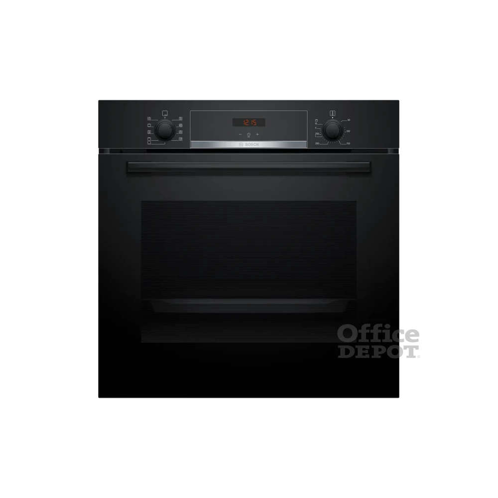 Bosch HBA534EB3 fekete, beépíthető, sütőtér: 71L, grill, légkeverés, sütő